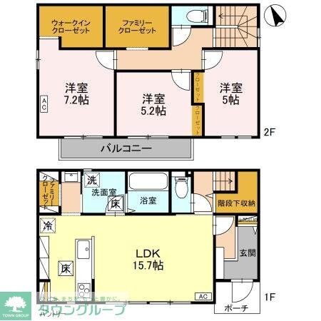 SECUREA下之城町　2号地の物件間取画像
