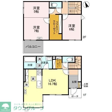SECUREA下之城町　3号地の物件間取画像