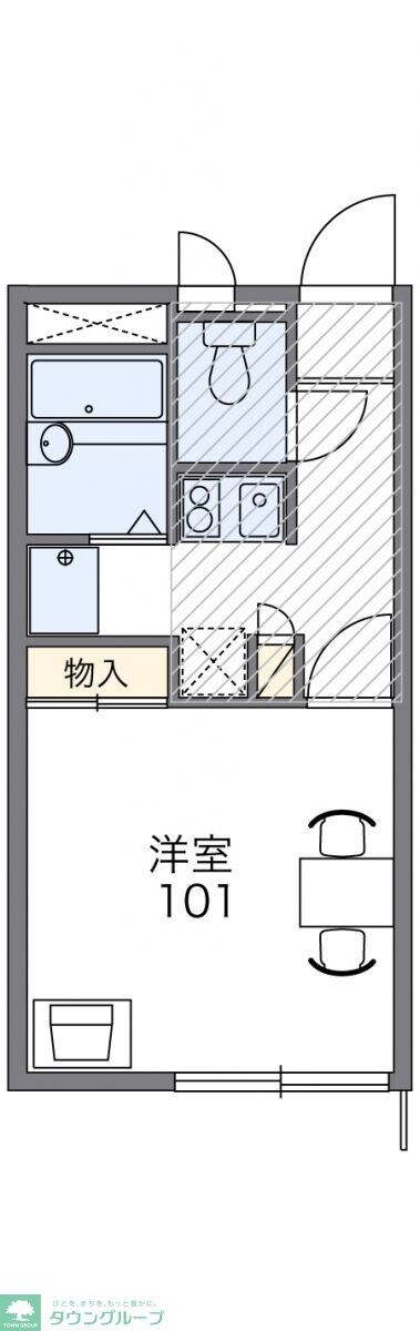 レオパレスヴィチーノ・Ｓの物件間取画像
