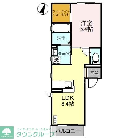 ヴィラ・ブルーノ　Ｆの物件間取画像