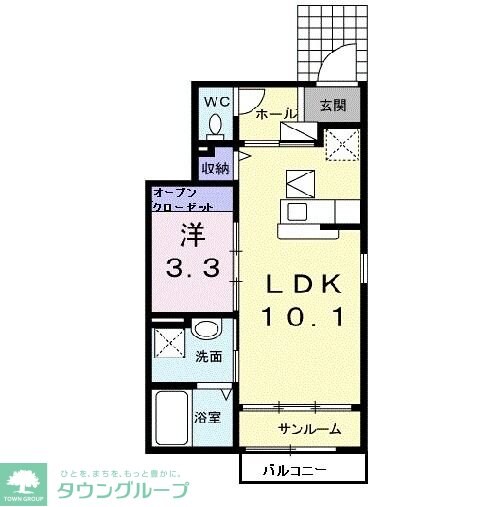 メゾン・トロワ・ド・ジャンコの物件間取画像