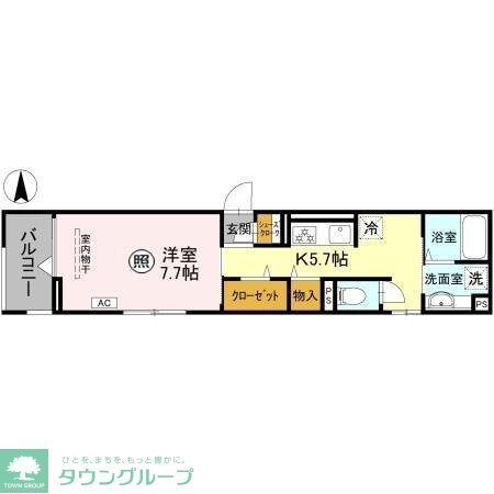La Maison 表町の物件間取画像