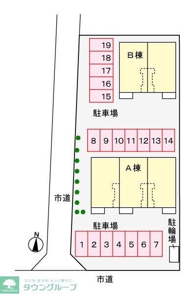 アクアクロスＢの物件内観写真