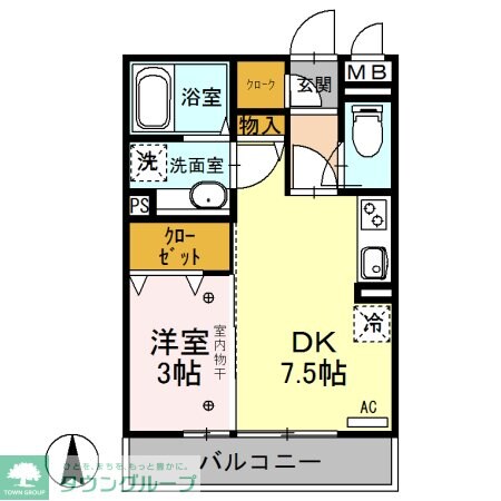 エタルナ倉賀野の物件間取画像