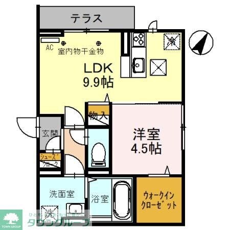 物件間取画像