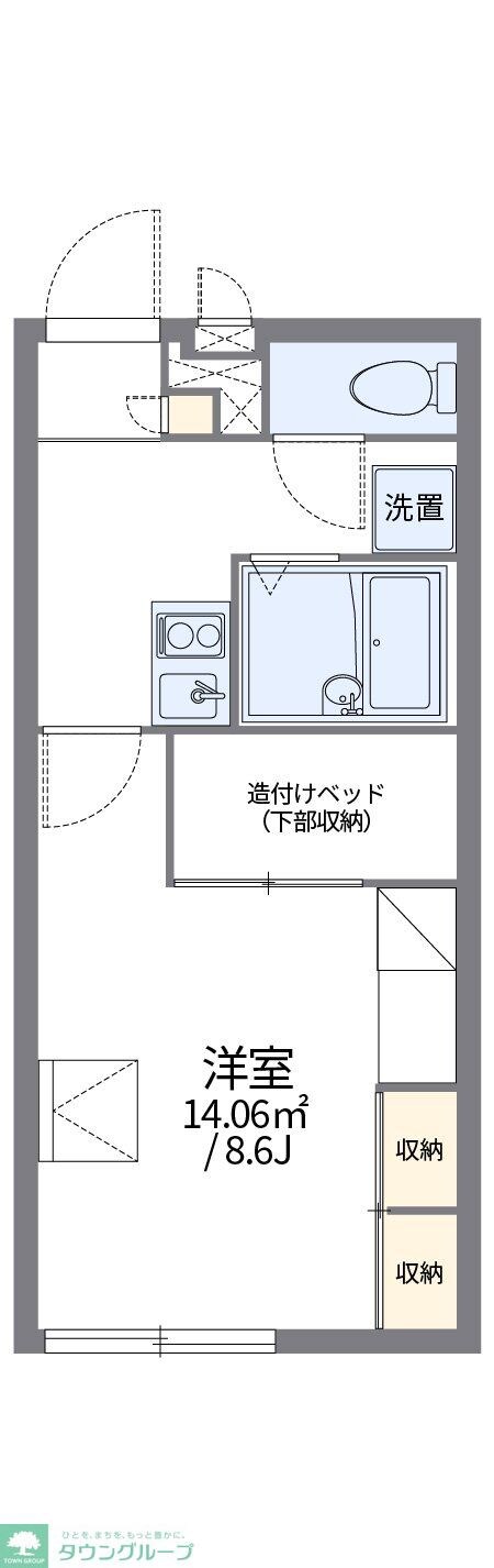 物件間取画像