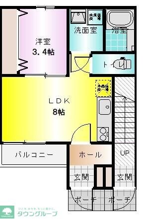 グランツリー南千木の物件間取画像