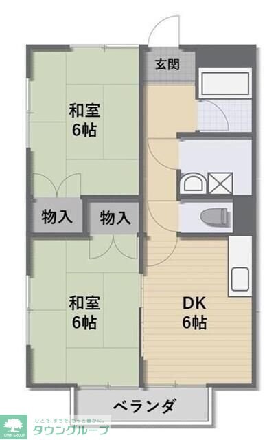 立見プリティハイツの物件間取画像