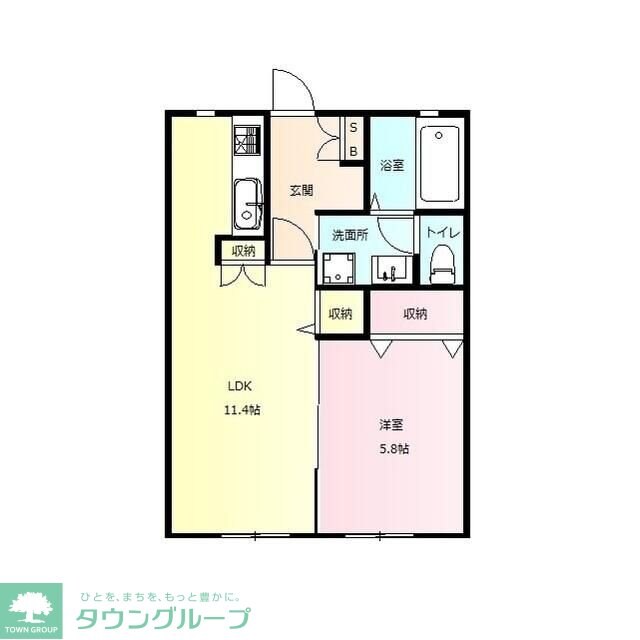 ツインバード　Ｂの物件間取画像