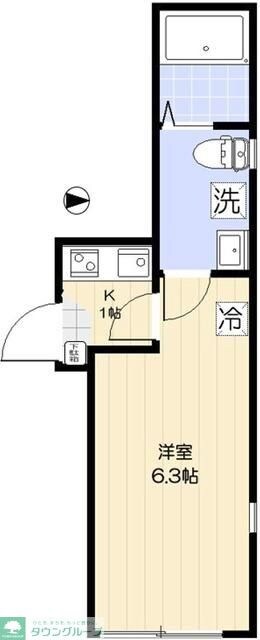 ユニヴェール西新井の物件間取画像