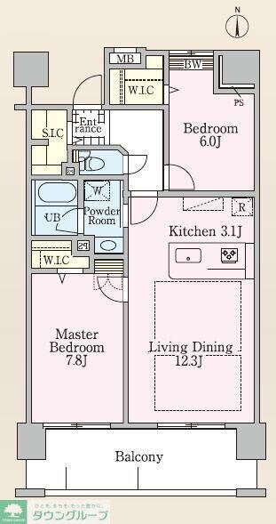 ロイヤルパークス新田の物件間取画像