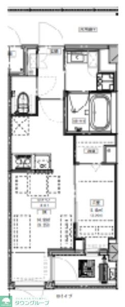 ルミーク北千住の物件間取画像