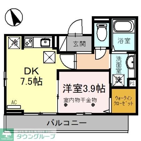 物件間取画像