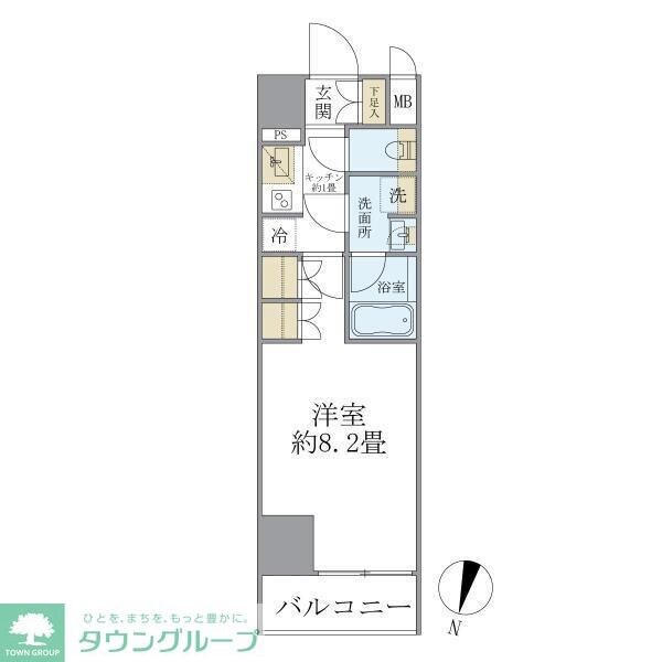 ＣＯＣＯ－ＣＨＩＬＬ　ＫＡＭＥＡＲＩの物件間取画像