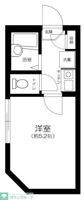 サザンロード北千住の物件間取画像