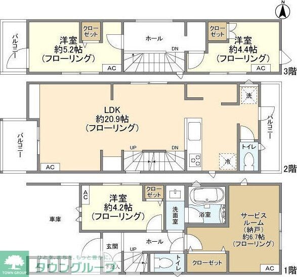 Kolet竹ノ塚#04の物件間取画像