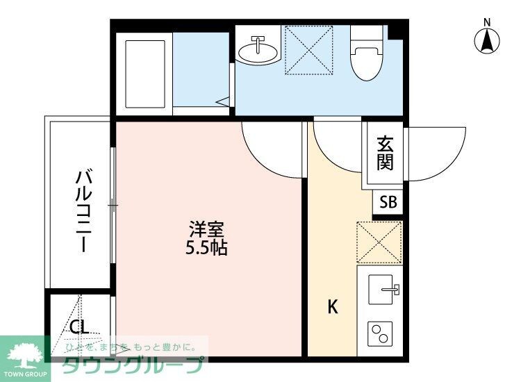 スコールの物件間取画像