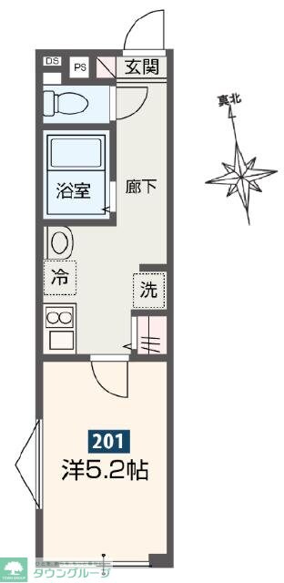 MELDIA梅島IXの物件間取画像