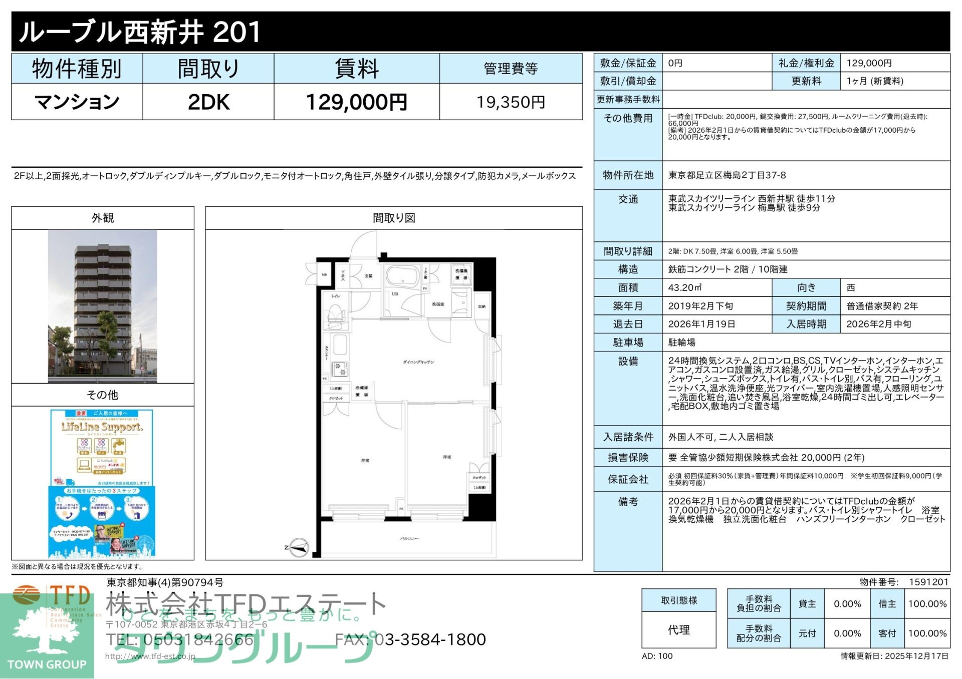 ルーブル西新井の物件内観写真