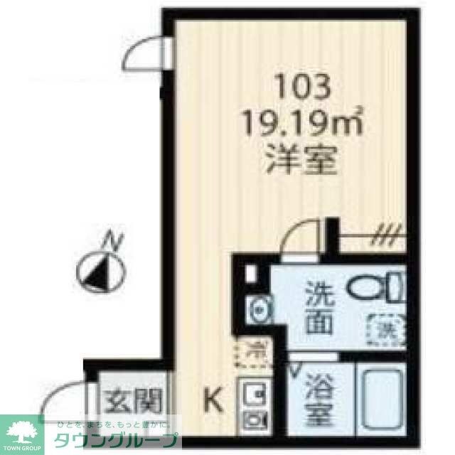 ＨＡＳＡＩ　ＢＵＩＬＤＩＮＧ　北千住の物件間取画像