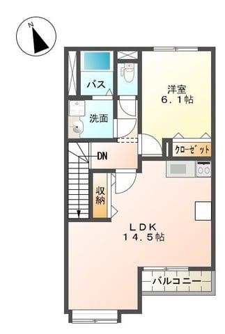 アンソレイエの物件間取画像