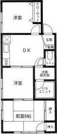 平成コーポの物件間取画像