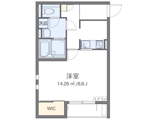 クレイノＦＥＲＩＯの物件間取画像