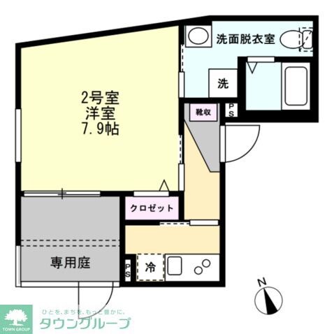 ベイルームサザン茅ケ崎の物件間取画像