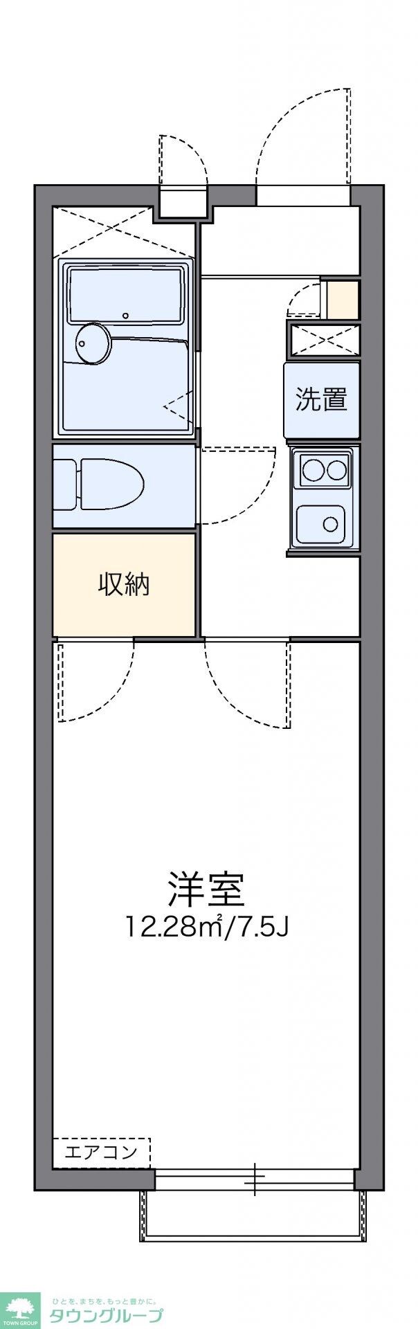 レオパレスＨＫ寿町の物件間取画像