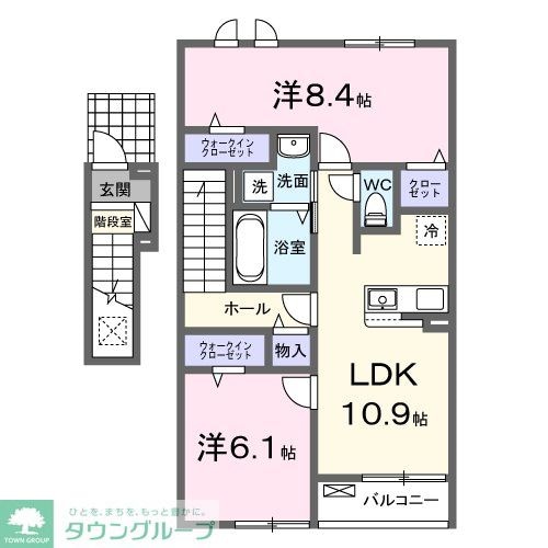 ソレアード湘南の物件間取画像