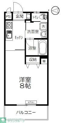 メゾンブリッジの物件間取画像