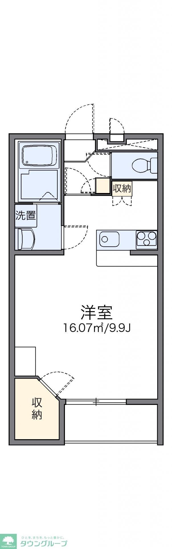 レオパレスエスポアールIIIの物件間取画像