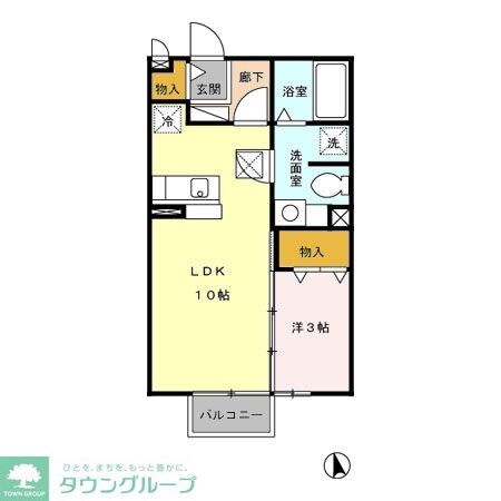 メゾン ド コンフォールの物件間取画像