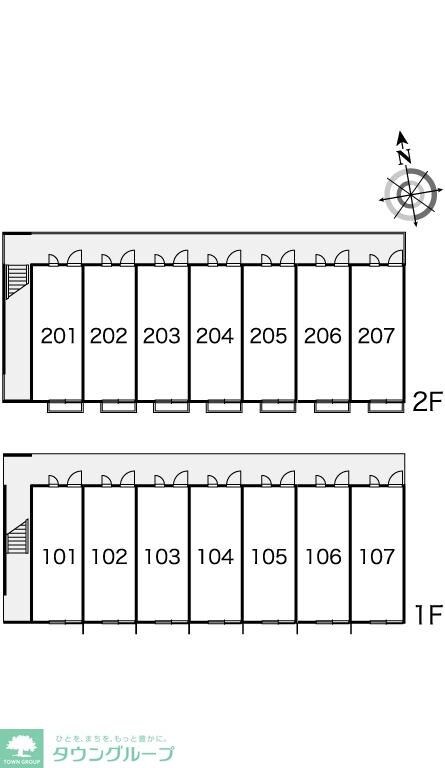 レオパレスＣＯＳＭＯ　Ｂの物件内観写真