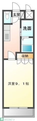 AQUA　BLOWの物件間取画像