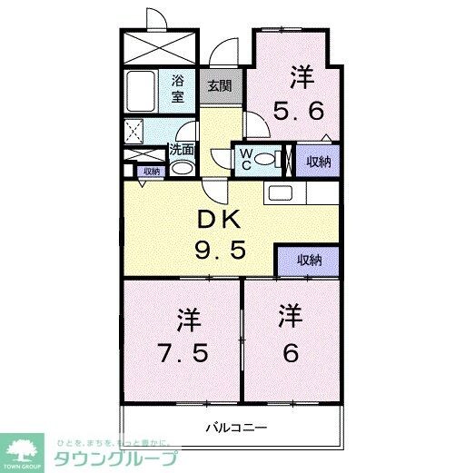 エステートピア小田原の物件間取画像
