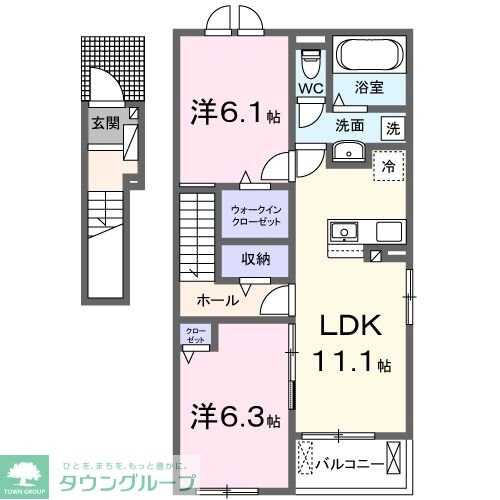 物件間取画像