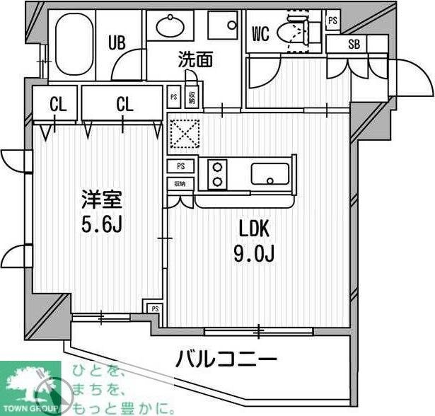 物件間取画像