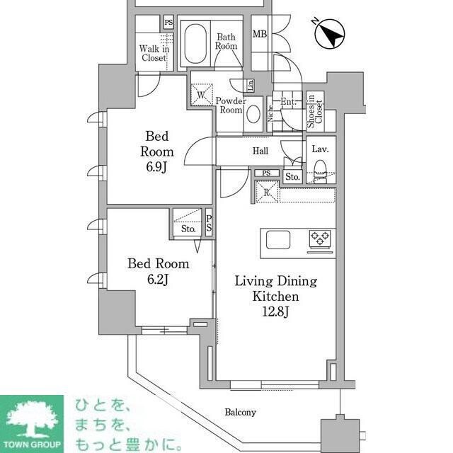 ユニコーンバリー恵比寿の物件間取画像