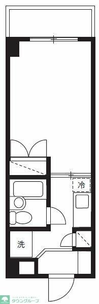 ハナブサマンションの物件間取画像