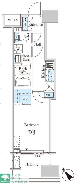 レガシス中目黒の物件間取画像