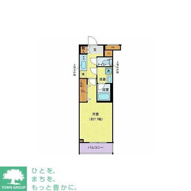 クレヴィスタ三軒茶屋の物件間取画像