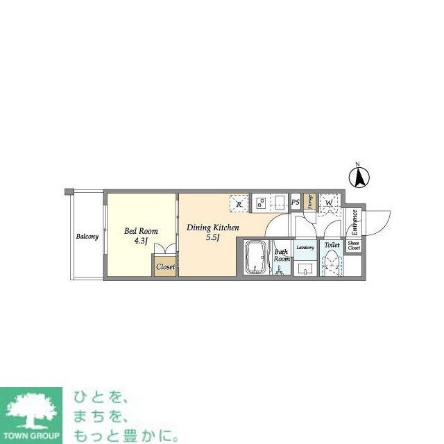 ベルファース三軒茶屋の物件間取画像