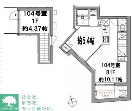 ミレドゥーエ三軒茶屋の物件間取画像