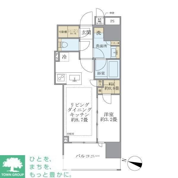 パークホームズ品川中延の物件間取画像