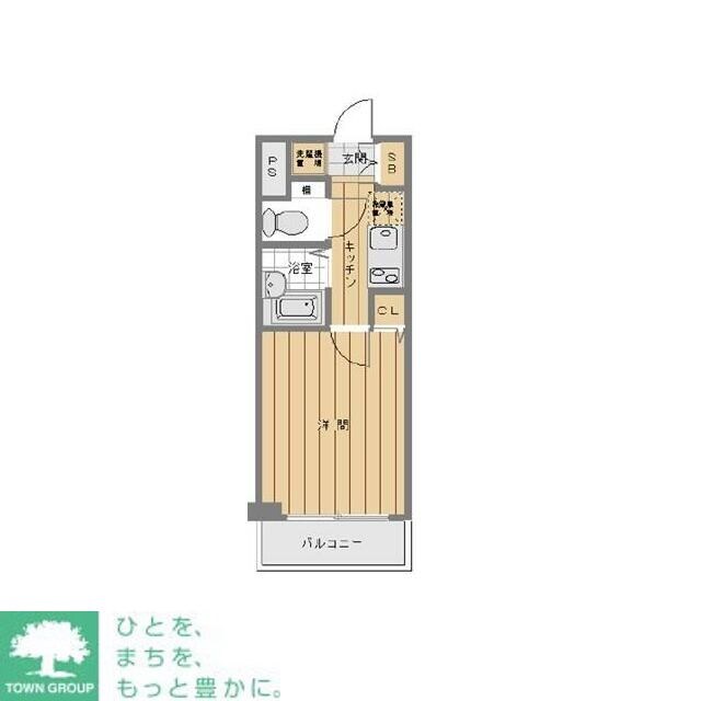 スカイコート日本橋人形町第５の物件間取画像