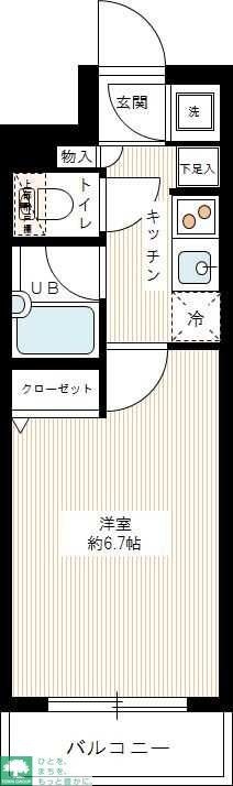 ヴェルト西馬込の物件間取画像