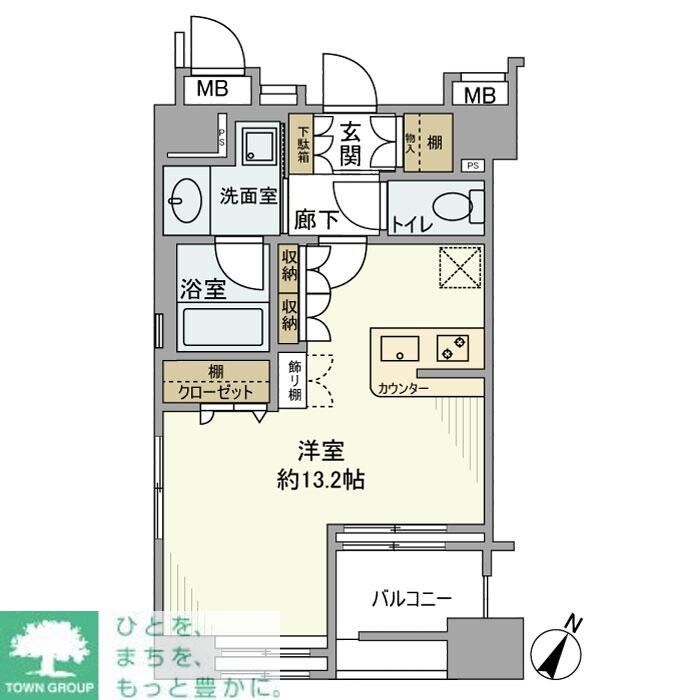 デュオ・スカーラ西麻布タワーＣＥＮＴＲＡＬの物件間取画像