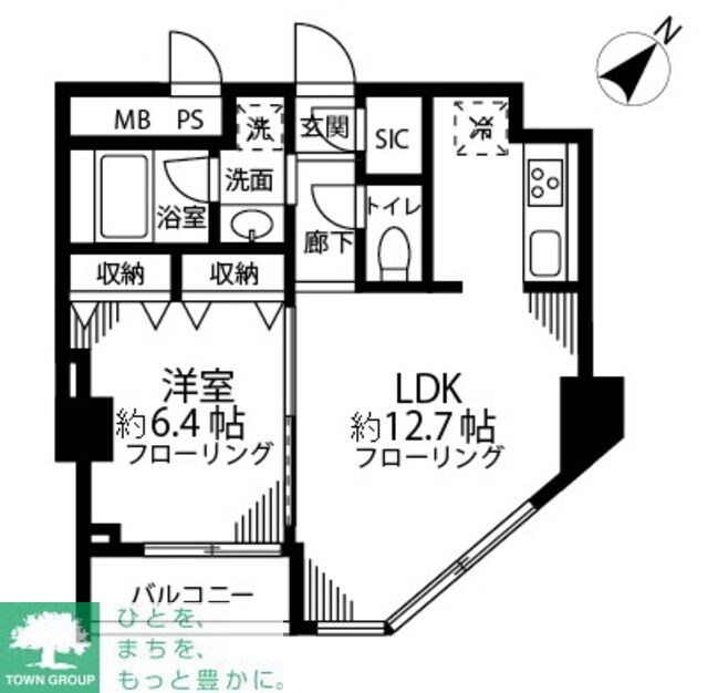 海水館の物件間取画像