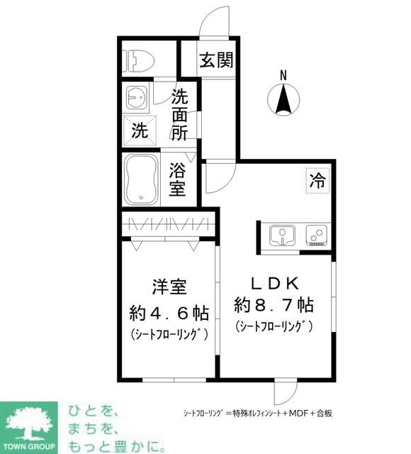 リヴェール世田谷の物件間取画像